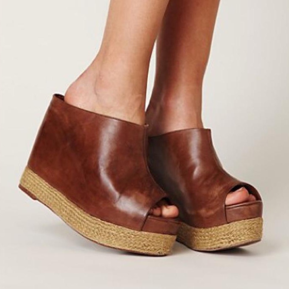 Jeffrey Campbell Havana Last Virgo Wedge Mule